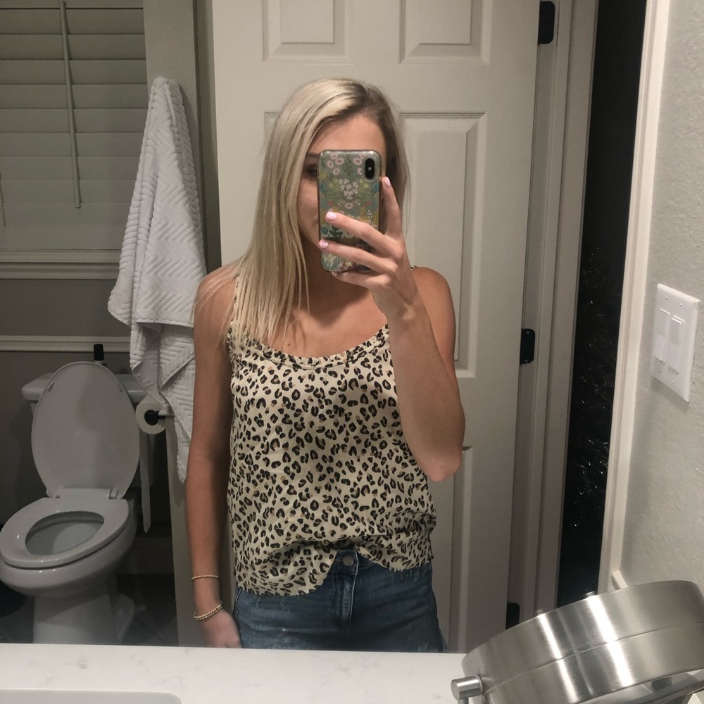 A&F cheetah tank! NWT! size small!